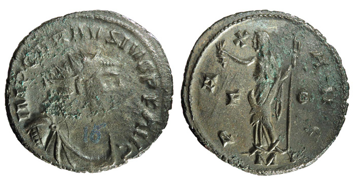 Romano-British coin 287-293