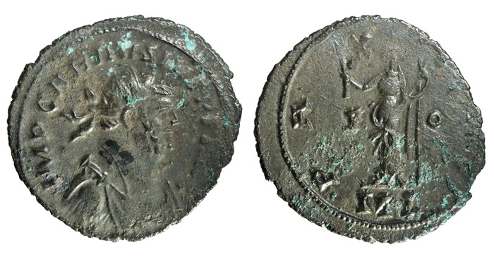 Romano-British coin 287-293