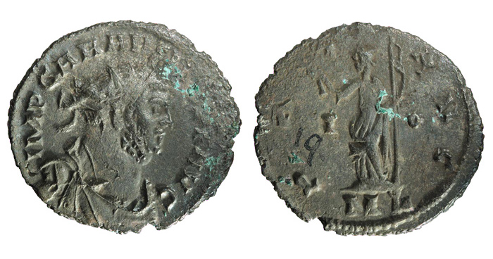 Romano-British coin 287-293