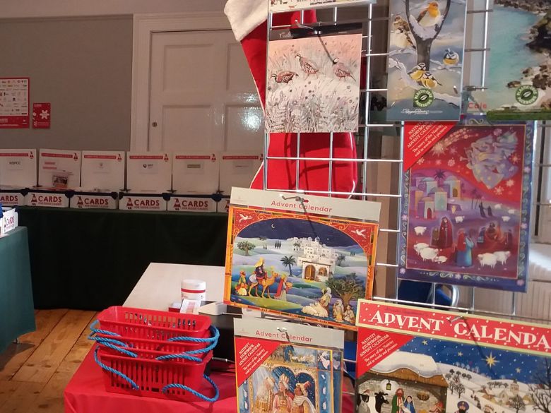 Christmas cards and calendars